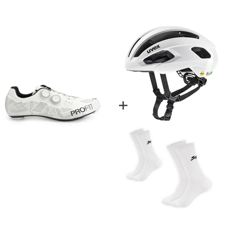 Landeveis-pakke: Sko + Hjelm + Sokker