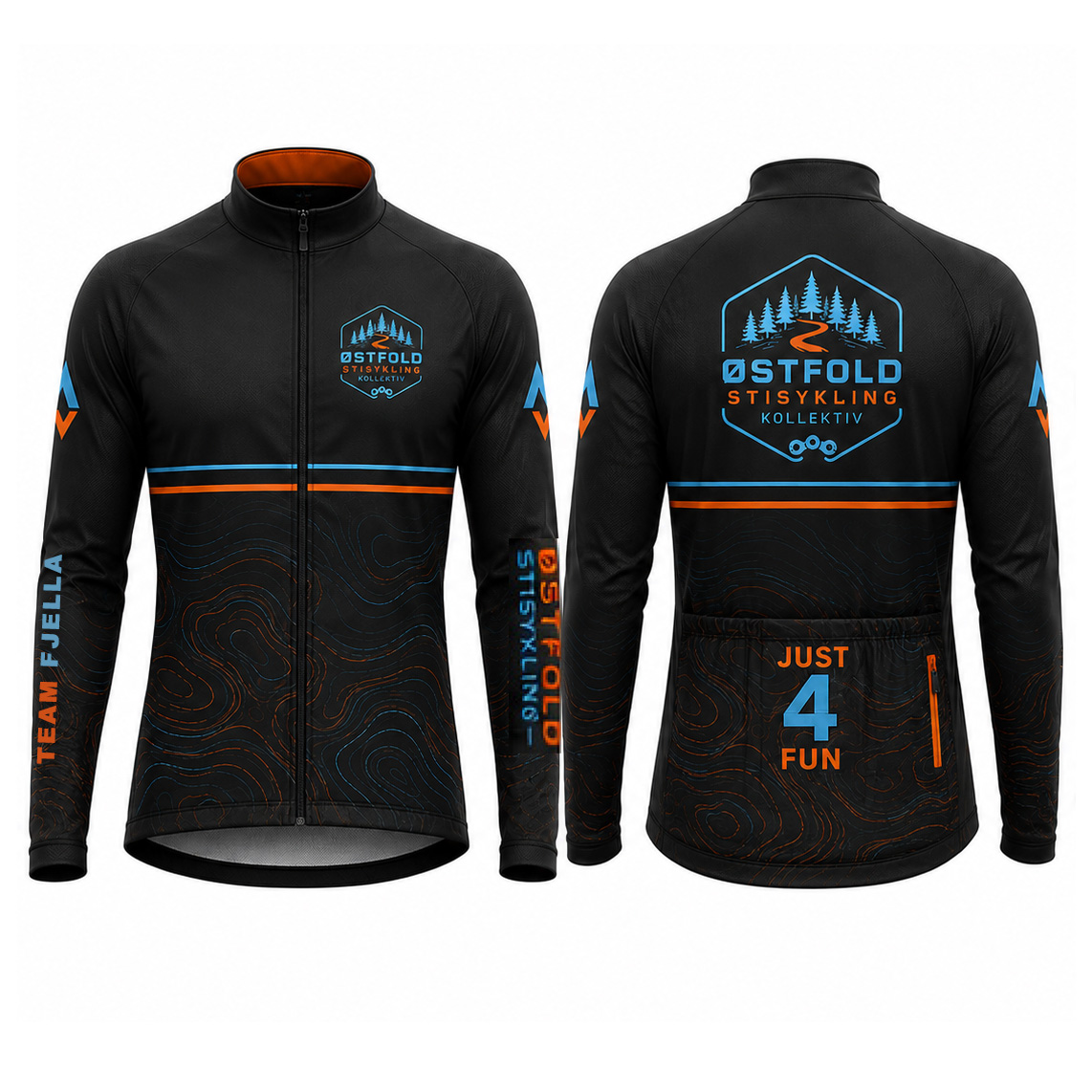 Regn/Vindjakke - Team Fjella
